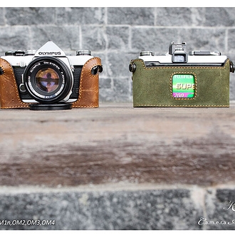 Olympus OM1, OM2, OM3, OM4 - Kenji Leather Half Case