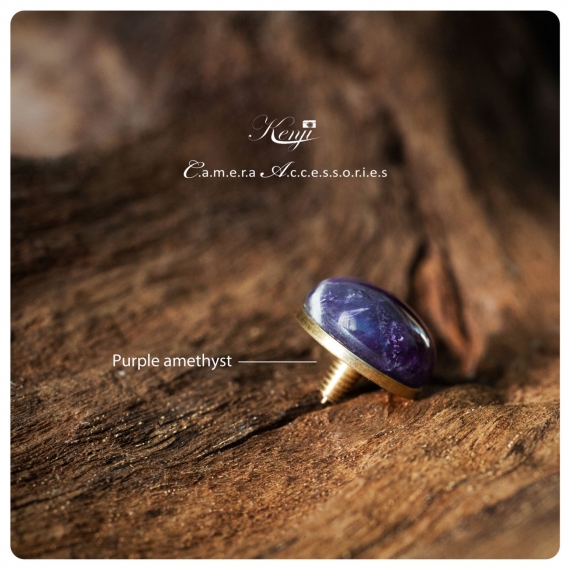 Kenji Leather - Soft Shutter Release - Semi-precious Natural Stones