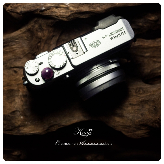 Kenji Leather - Soft Shutter Release - Semi-precious Natural Stones