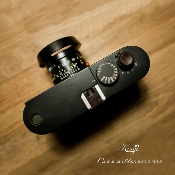 Kenji Leather - Soft Shutter Release - Wood